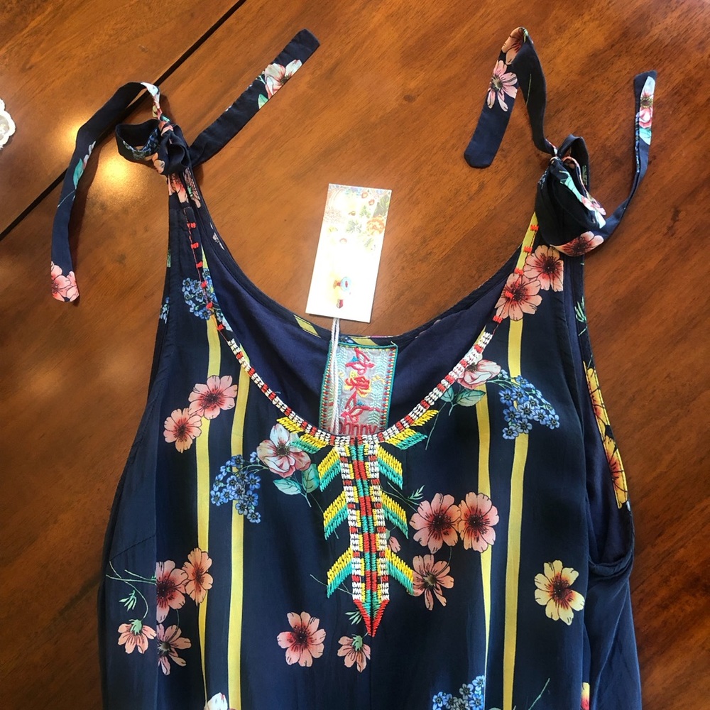 Johnny Was Zaiko floral print jumpsuit - Picture 3 of 6